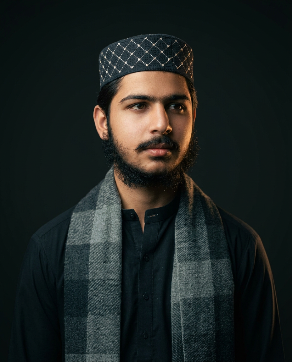 Zohaib — creative developer portrait